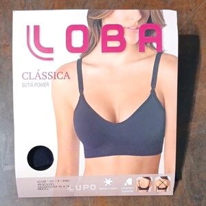 NEW! S Loba  Classic Power Bra in Black 4847